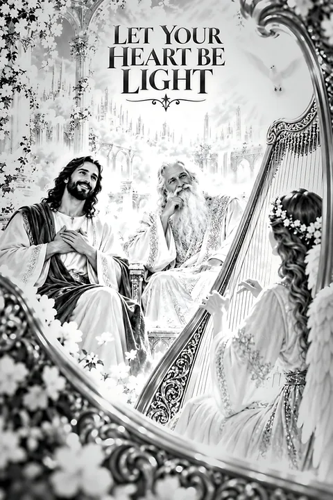 Let your heart be light during a spiritual gathering - AI-generated stock image